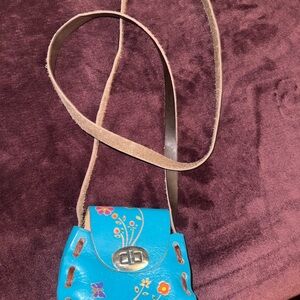 Blue Floral Women's Bag